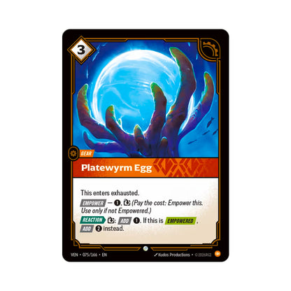 Platewyrm Egg (VEN-075)