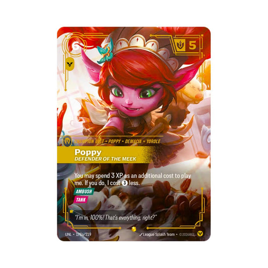 Poppy - Defender of the Meek (UNL - 178a) - Cards Beyond