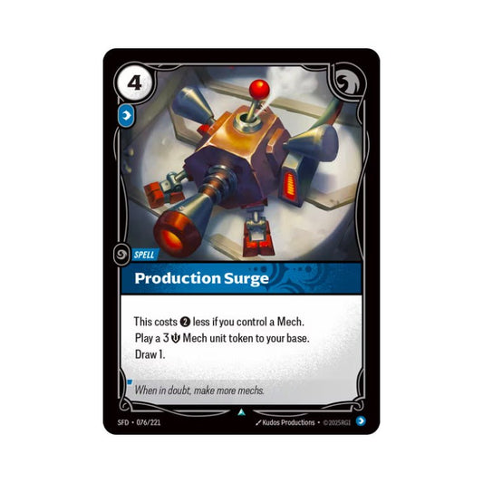 Production Surge (SFD - 076) - Cards Beyond