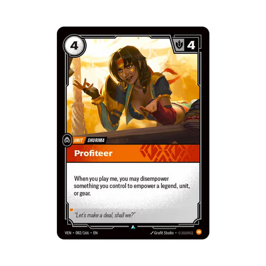 Profiteer (VEN-082) - Cards Beyond