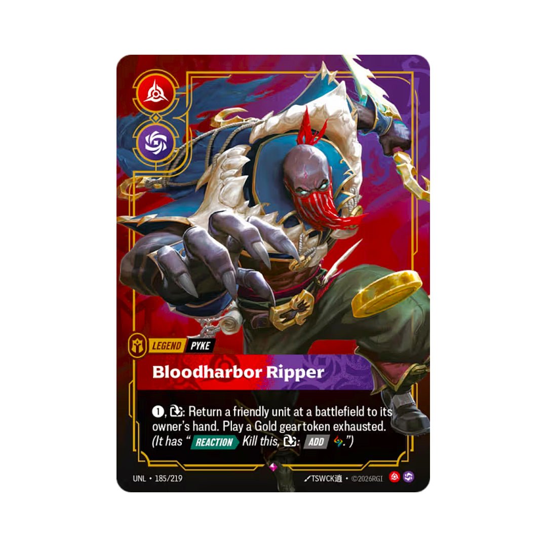Pyke - Bloodharbor Ripper (UNL - 185) - Cards Beyond