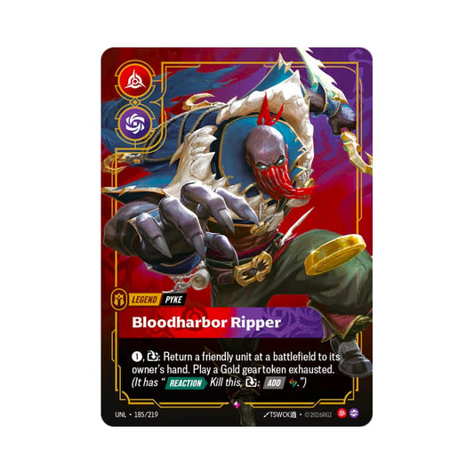 Pyke - Bloodharbor Ripper (UNL - 185) - Cards Beyond