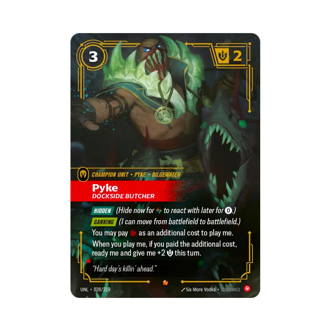 Pyke - Dockside Butcher (UNL - 028) - Cards Beyond