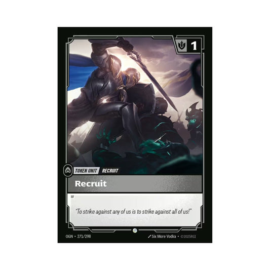 Recruit Token (OGN - 271) / Buff Token - Cards Beyond