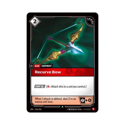 Recurve Bow (SFD - 016) - Cards Beyond