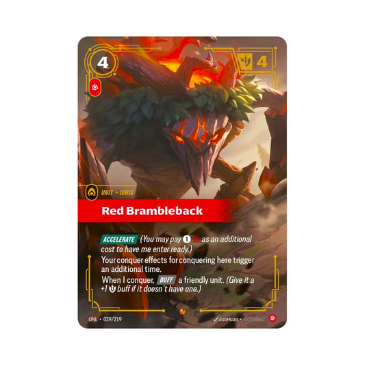 Red Brambleback (UNL - 029) - Cards Beyond