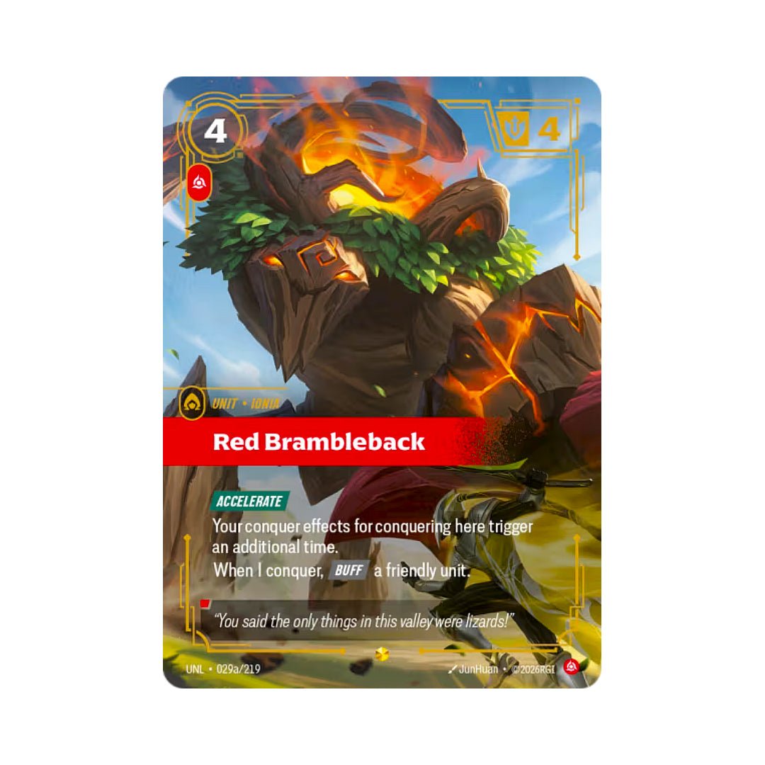 Red Brambleback (UNL - 029a) - Cards Beyond