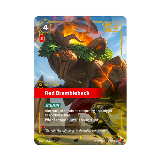 Red Brambleback (UNL - 029a) - Cards Beyond