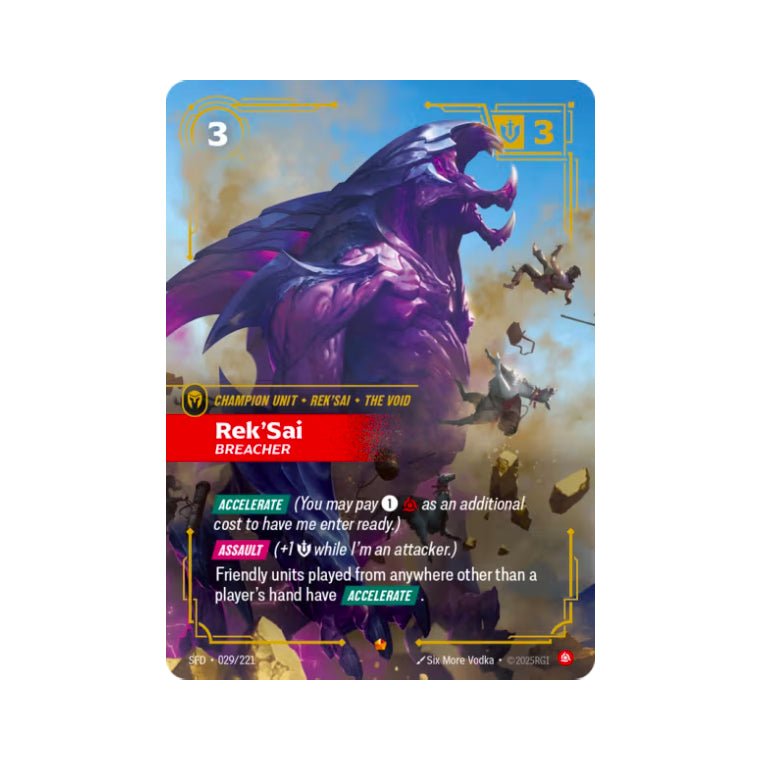 Riftbound | Rek'Sai - Breacher (SFD-029) – Cards Beyond