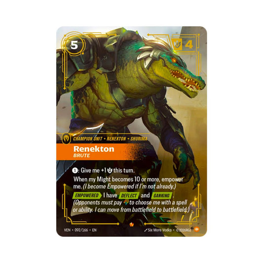 Renekton - Brute (VEN-092) - Cards Beyond