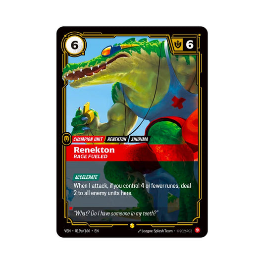 Renekton - Rage Fueled (VEN-019a) - Cards Beyond