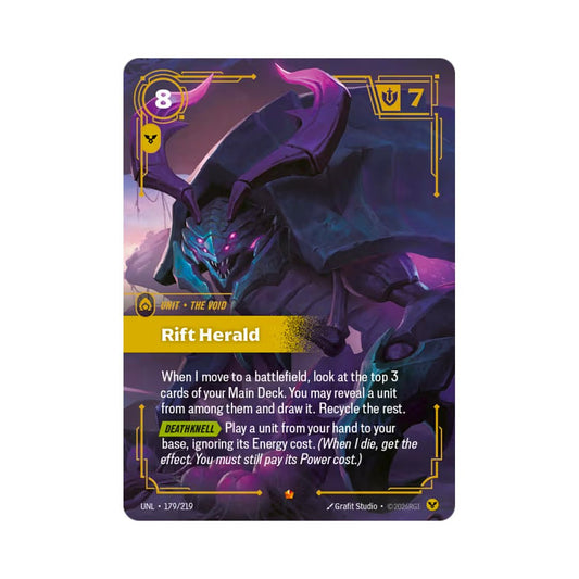 Rift Herald (UNL - 179) - Cards Beyond