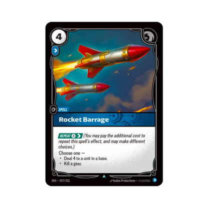 Rocket Barrage (SFD - 077) - Cards Beyond