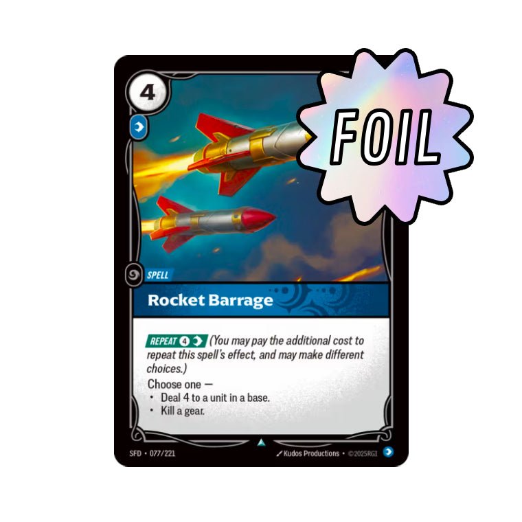 Rocket Barrage (SFD - 077) - Cards Beyond