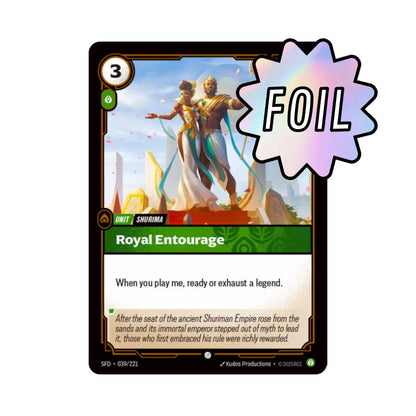 Royal Entourage (SFD - 039) - Cards Beyond