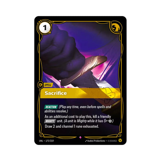 Sacrifice (UNL - 173) - Cards Beyond