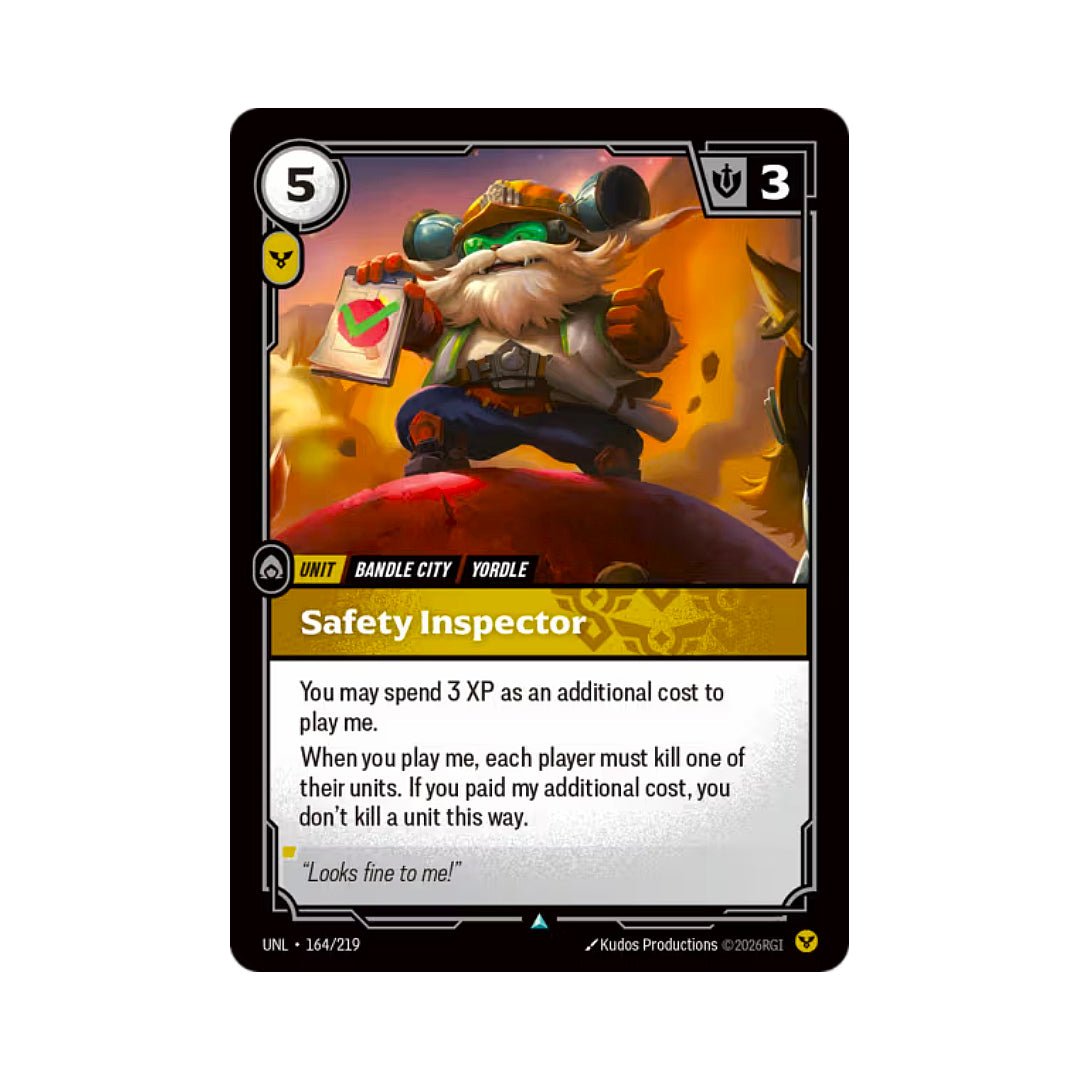 Safety Inspector (UNL - 164) - Cards Beyond