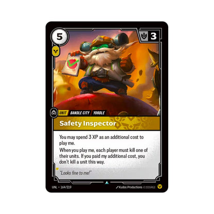 Safety Inspector (UNL - 164) - Cards Beyond