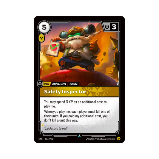Safety Inspector (UNL - 164) - Cards Beyond