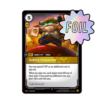 Safety Inspector (UNL - 164) - Cards Beyond