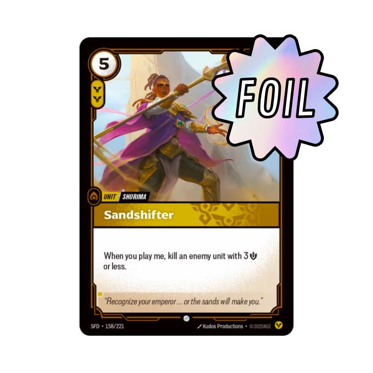 Sandshifter (SFD - 158) - Cards Beyond