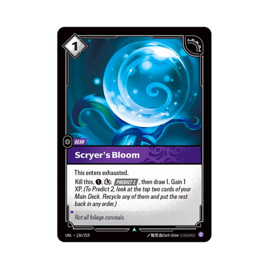 Scryer's Bloom (UNL - 136) - Cards Beyond