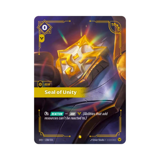 Seal of Unity (SFD - 238) - Cards Beyond