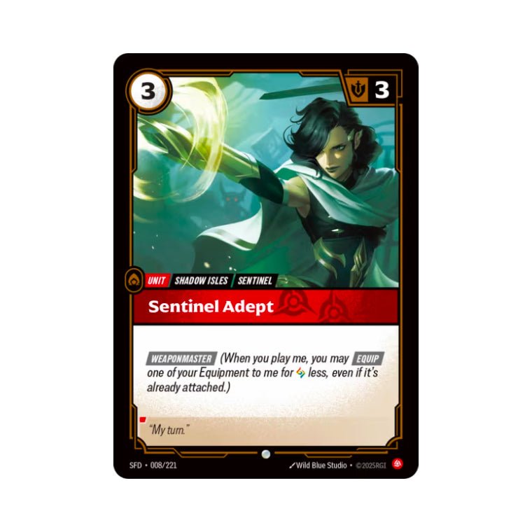 Sentinel Adept (SFD - 008) - Cards Beyond