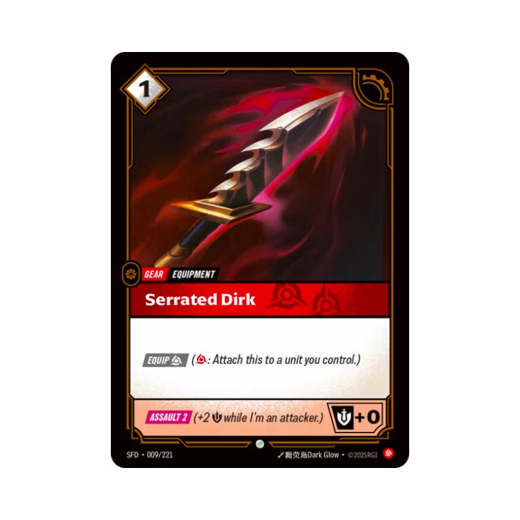 Serrated Dirk (SFD - 009) - Cards Beyond