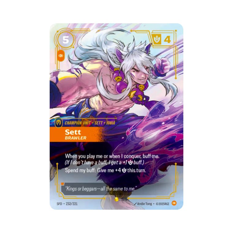 Sett - Brawler (SFD - 232) - Cards Beyond