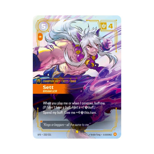 Sett - Brawler (SFD - 232) - Cards Beyond