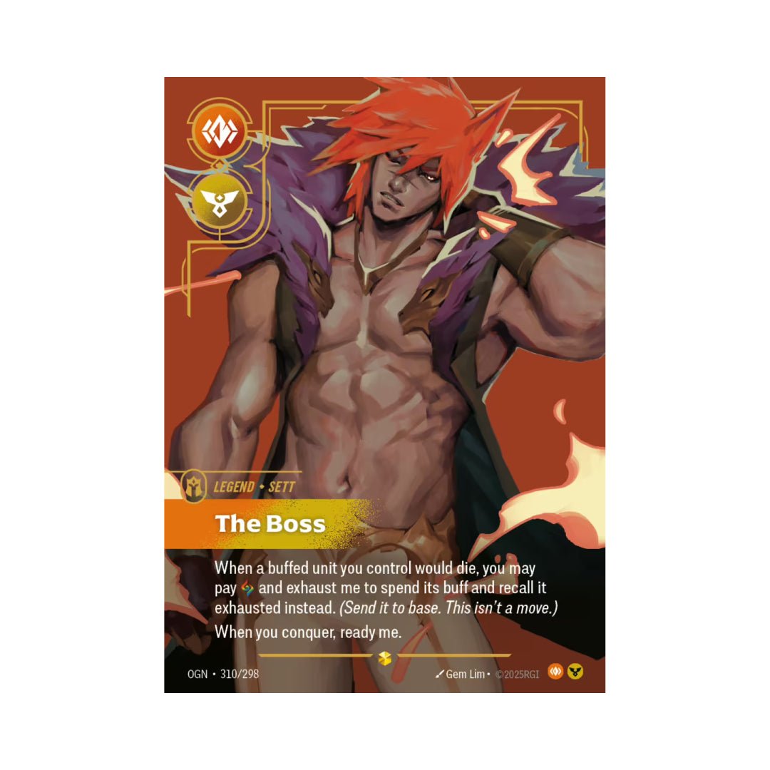 Sett - The Boss (OGN - 310) - Cards Beyond