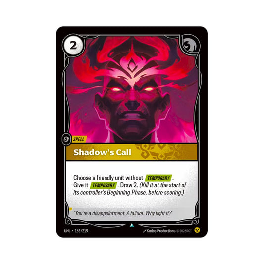 Shadow's Call (UNL - 165) - Cards Beyond
