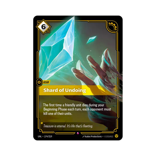 Shard of Undoing (UNL - 174) - Cards Beyond