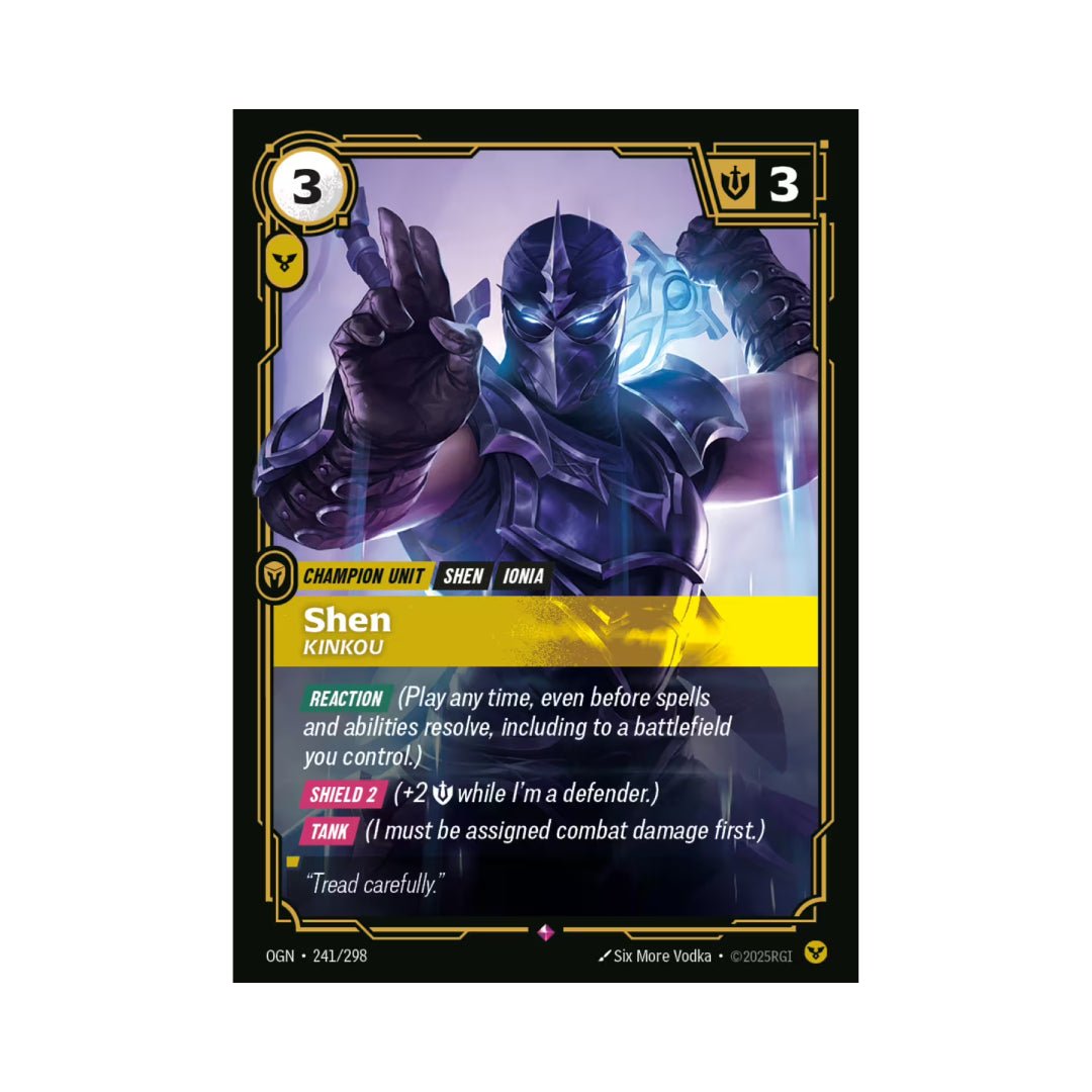 Riftbound | Shen - Kinkou (OGN-241) – Cards Beyond
