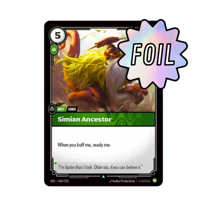 Simian Ancestor (SFD - 047) - Cards Beyond