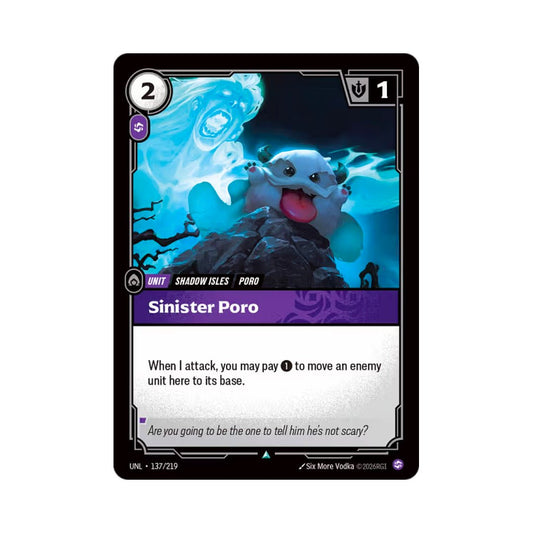 Sinister Poro (UNL - 137) - Cards Beyond