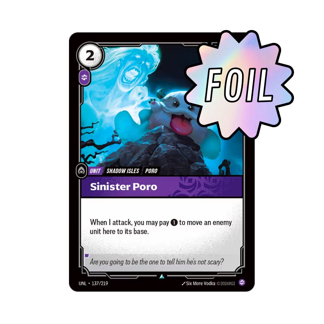 Sinister Poro (UNL - 137) - Cards Beyond