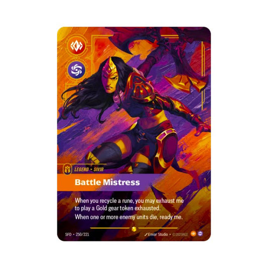 Sivir - Battle Mistress (SFD - 250) - Cards Beyond