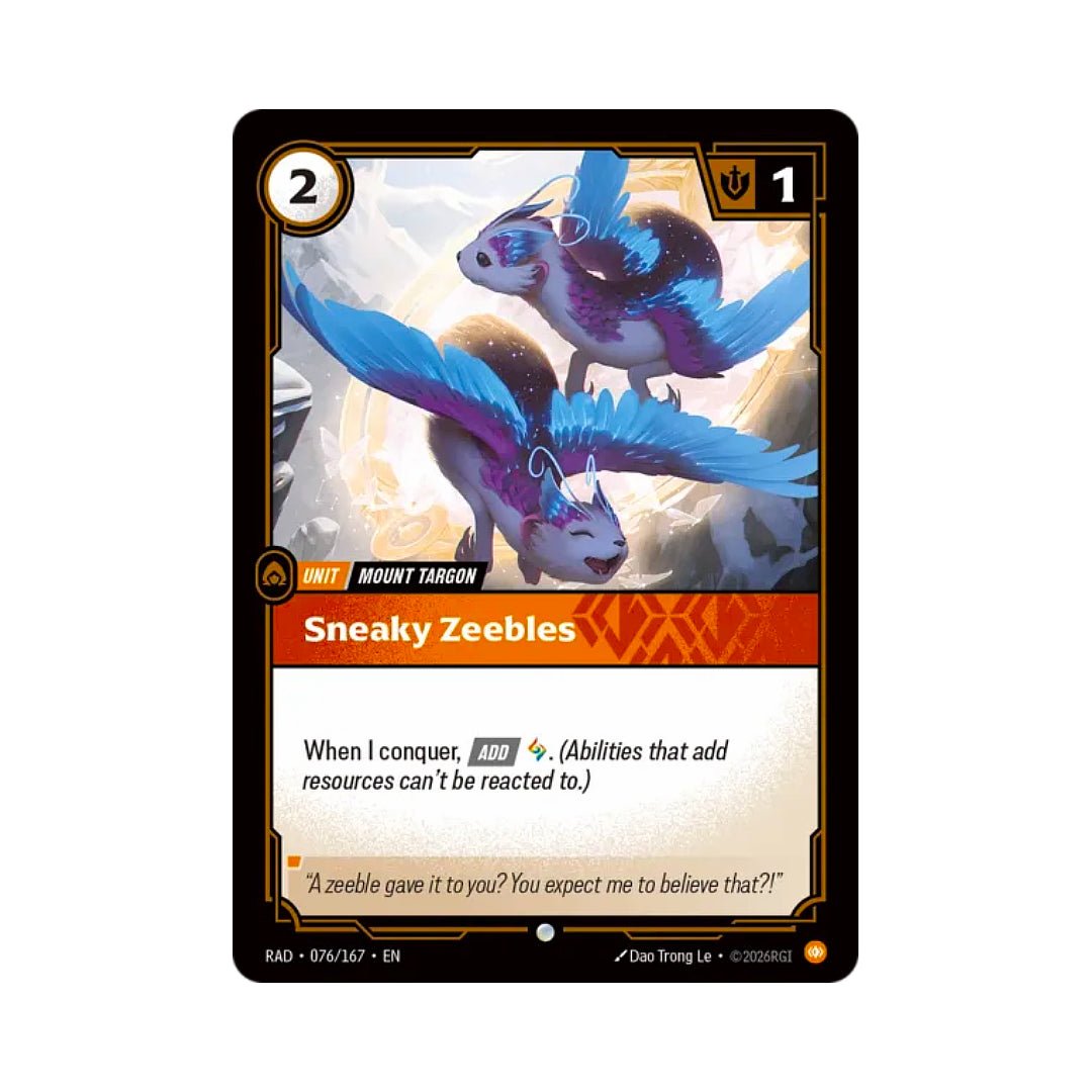 Sneaky Zeebles (RAD-076) - Cards Beyond