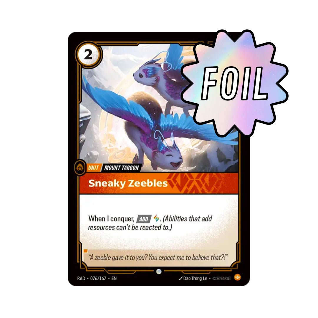 Sneaky Zeebles (RAD-076) - Cards Beyond
