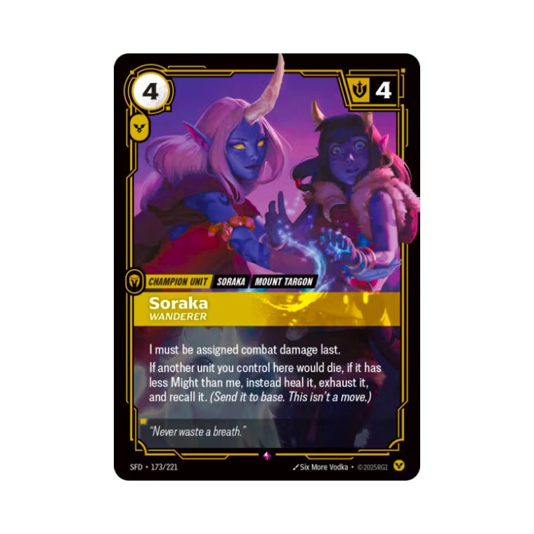 Soraka - Wanderer (SFD - 173) - Cards Beyond