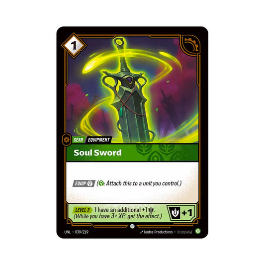 Soul Sword (UNL - 039) - Cards Beyond