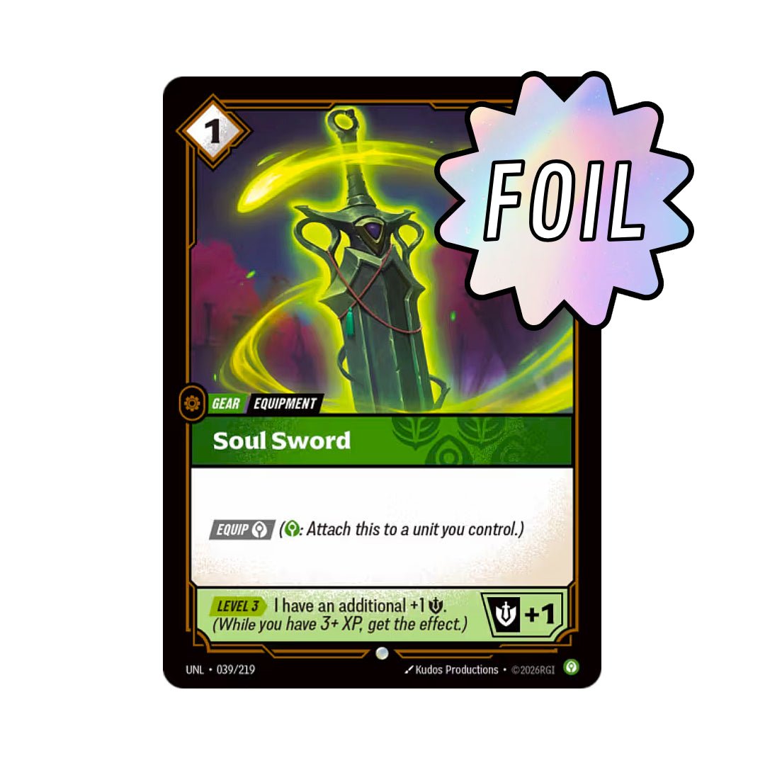 Soul Sword (UNL - 039) - Cards Beyond