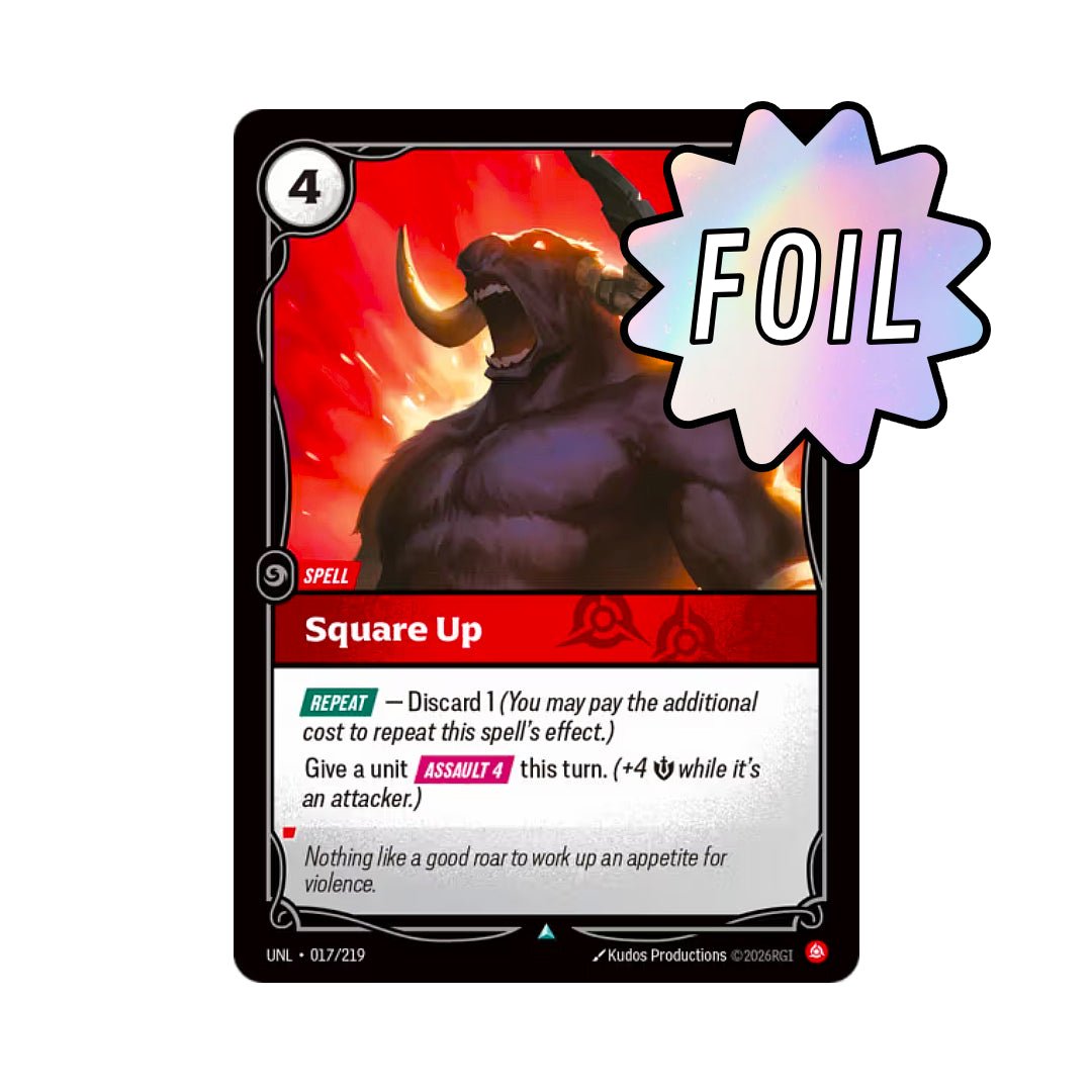 Square Up (UNL - 017) - Cards Beyond