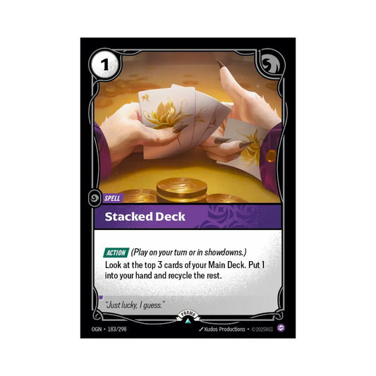 Stacked Deck (OGN-183) - Promo - Cards Beyond
