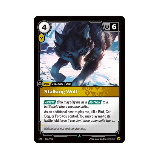 Stalking Wolf (UNL - 166) - Cards Beyond