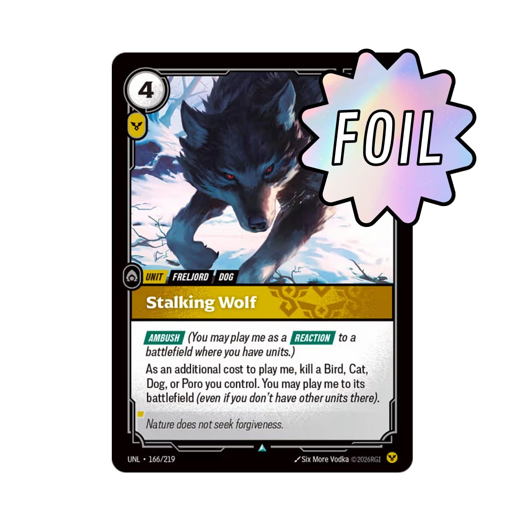 Stalking Wolf (UNL - 166) - Cards Beyond