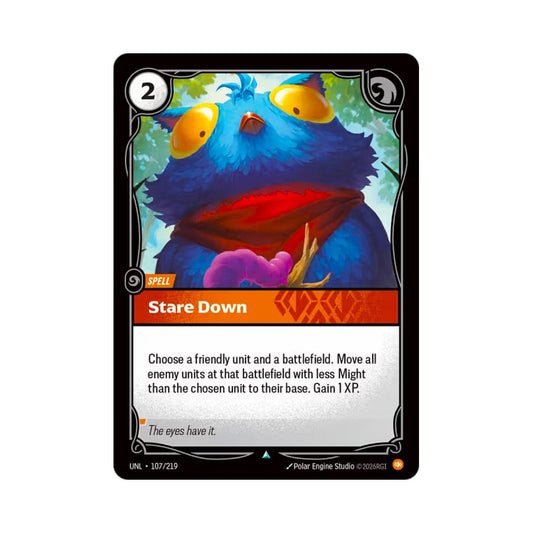 Stare Down (UNL - 107) - Cards Beyond
