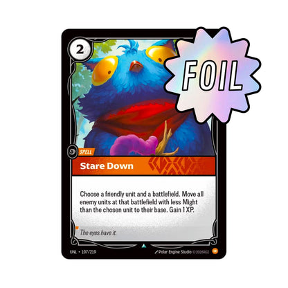 Stare Down (UNL - 107) - Cards Beyond